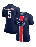 Paris Saint-Germain Marquinhos #5 Hjemmedrakt Dame 2024-25 Korte ermer